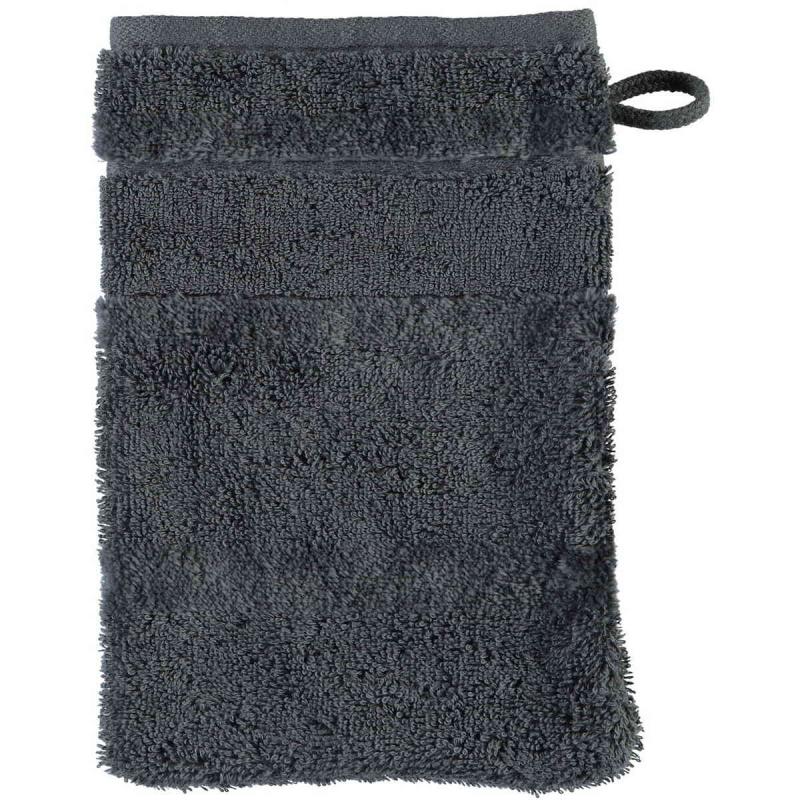 Cawö Noblesse2 mitt style hand towel 16x22 cm 100% cotton 568 gsm for face wash and remove makeup. Anthracite