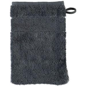 Cawö Noblesse2 tvättvante 16x22 cm 100% bomull 568g/m² för ansiktstvätt och sminkborttagning. Antracit