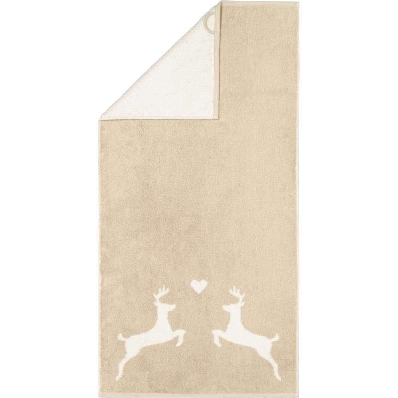 Cawö Towel Alpenchic Edition 6228-33 Hirsche Natur
