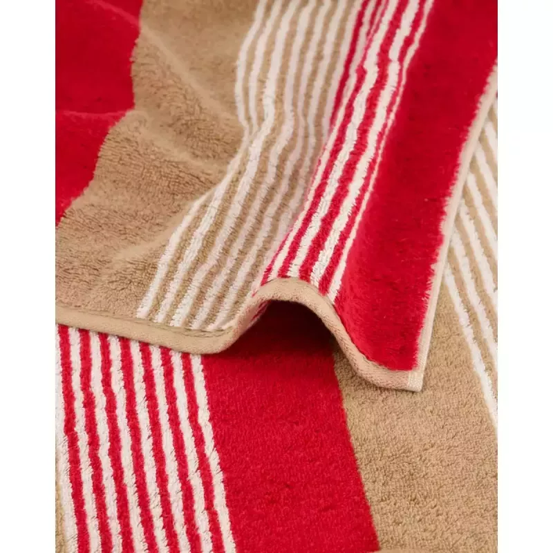 Cawö Towel Coast Repeat 6214-32 Red-Natur