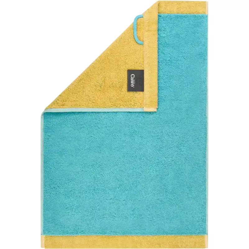 Handduk Lifestyle Splash Türkis-Apricot 7071-15