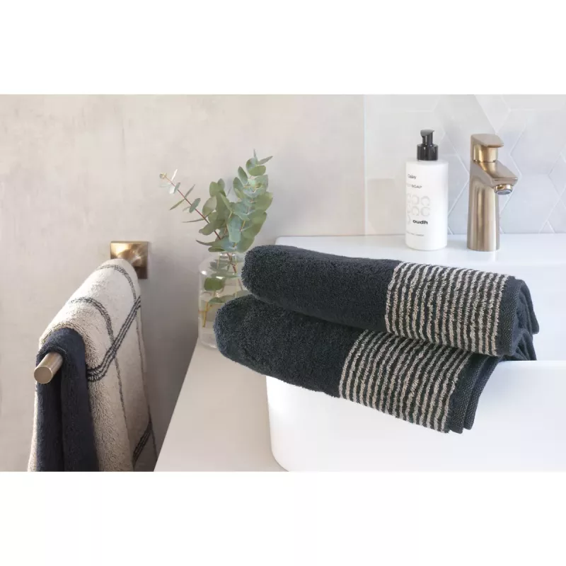 Handduk Luxury Home Two-Tone Basalt 590-73