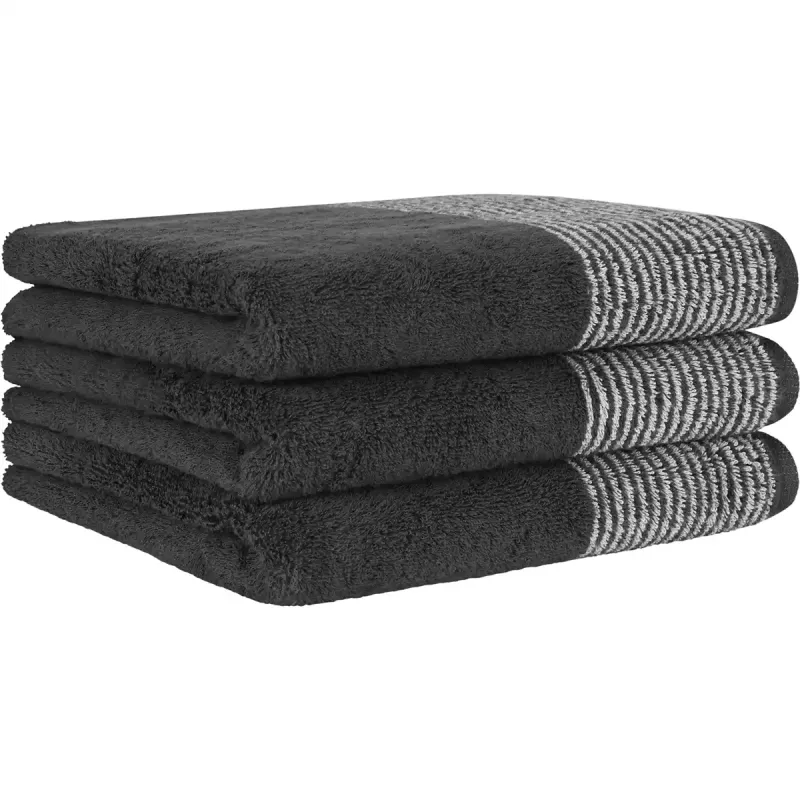 Handduk Luxury Home Two-Tone Basalt 590-73