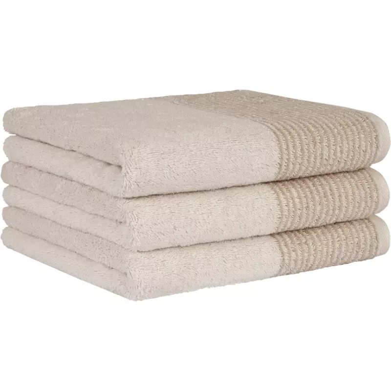 Handduk Luxury Home Two-Tone Natur 590-36