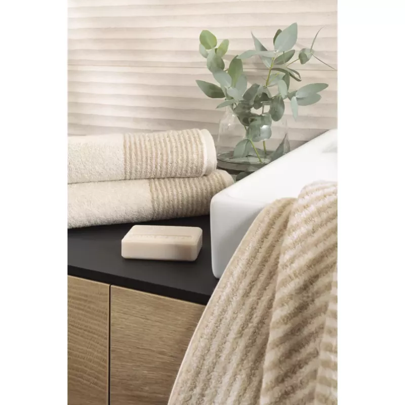 Handduk Luxury Home Two-Tone Stripe Natur 480-36