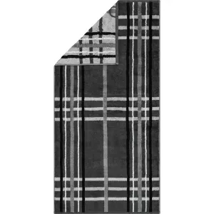 Towel Noblesse Check Anthrazit 1089-77