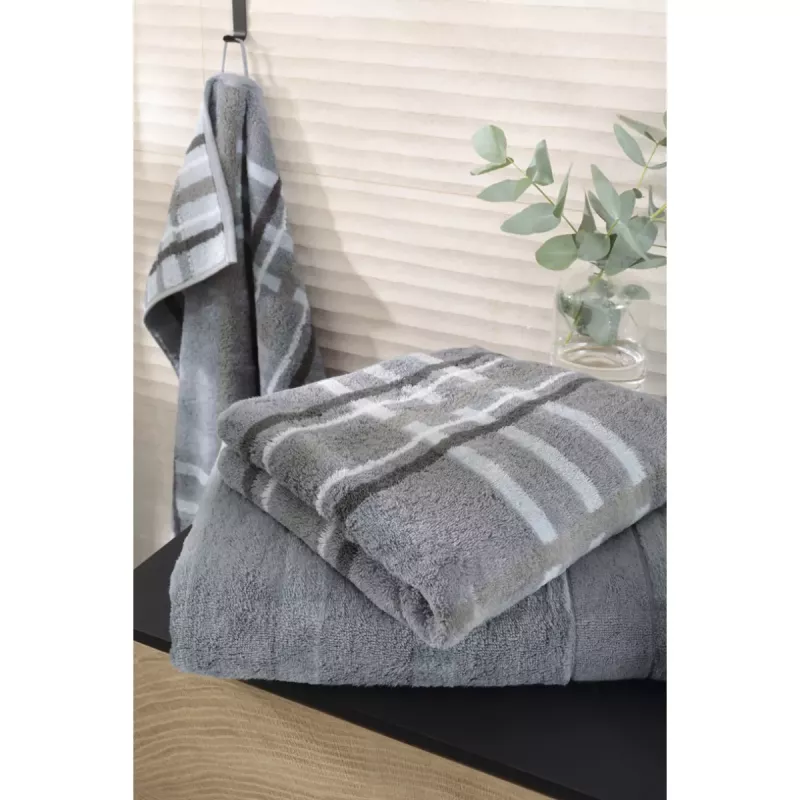 Handduk Noblesse Check Nordic Blue 1089-11