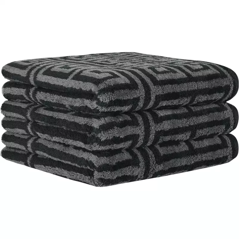 Handduk Noblesse Elegance Schwarz 1088-97