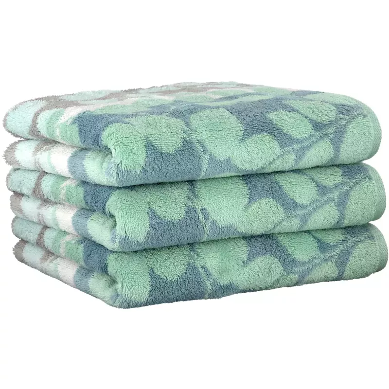 Cawö Towel Noblesse Harmony Floral Jade 1086-47