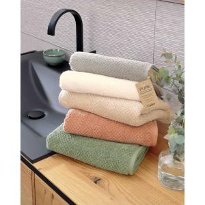 Cawö handduk Pure 6500 frottéhandduk i mjuka pastellfärger Casa Zeytin