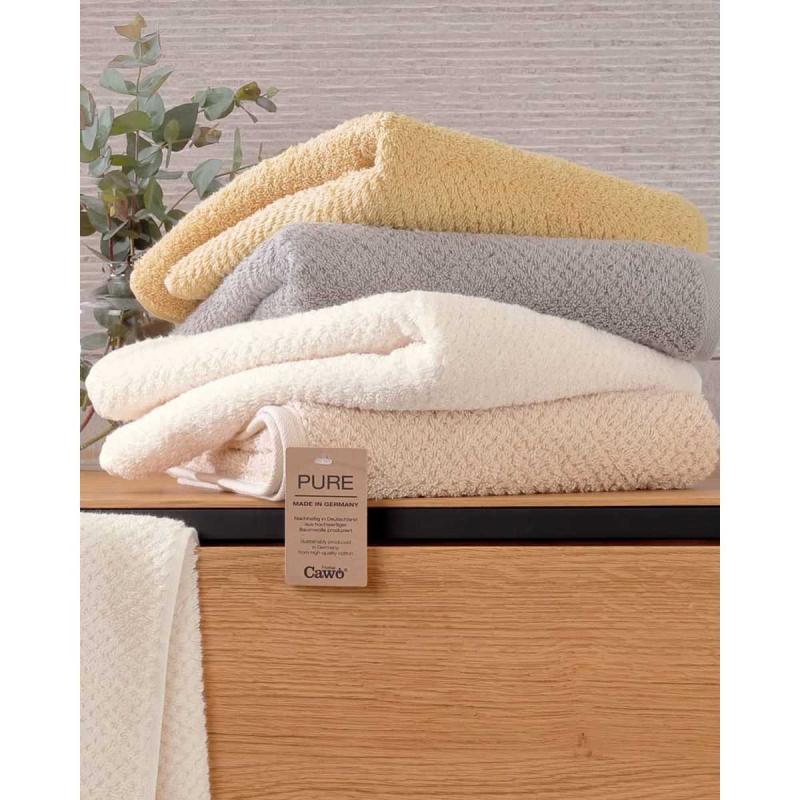 Cawö towel Pure 6500 terry towel in soft pastel colors