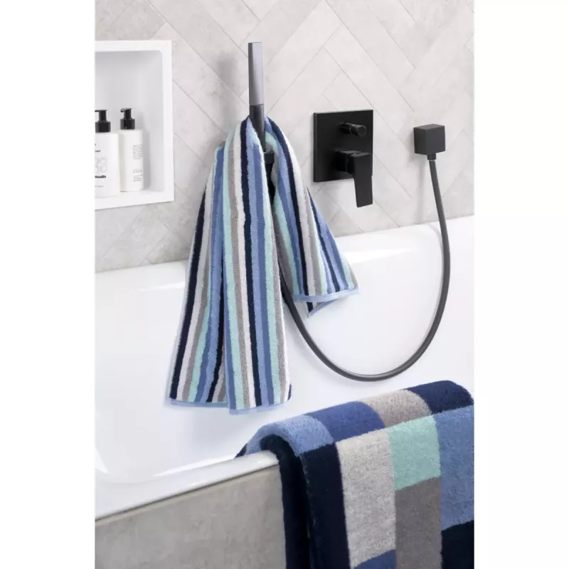 Cawö Checkered Towel Shades 6236-11 Aqua