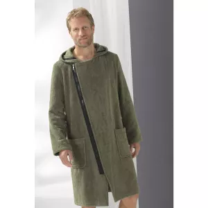 Herr Morgonrock New Zipper Field-Schwarz
