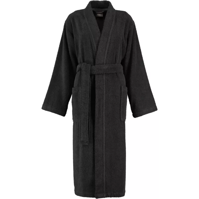 Cawö Women's Kimono Robe 826-97 Black
