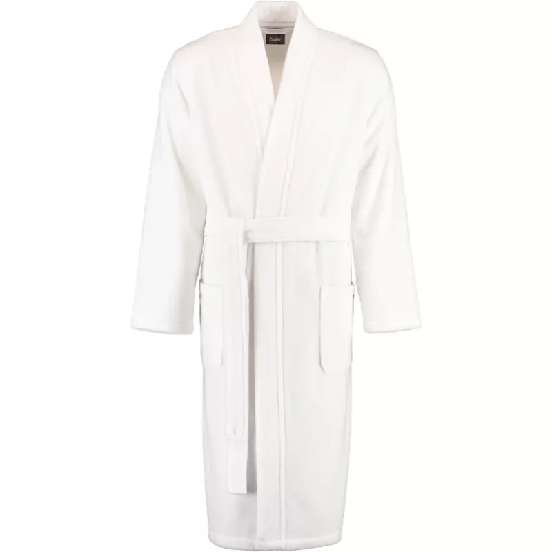 Cawö Kimono Dressing Gown Men 823-67 White