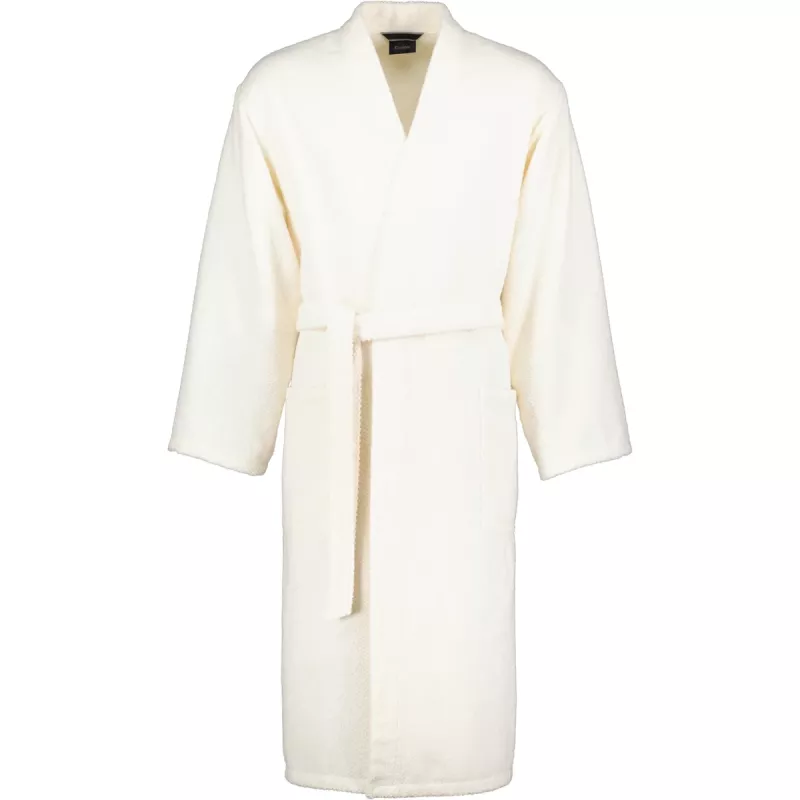 Cawö Men's Kimono Bathrobe Pure 5622-356 Natural