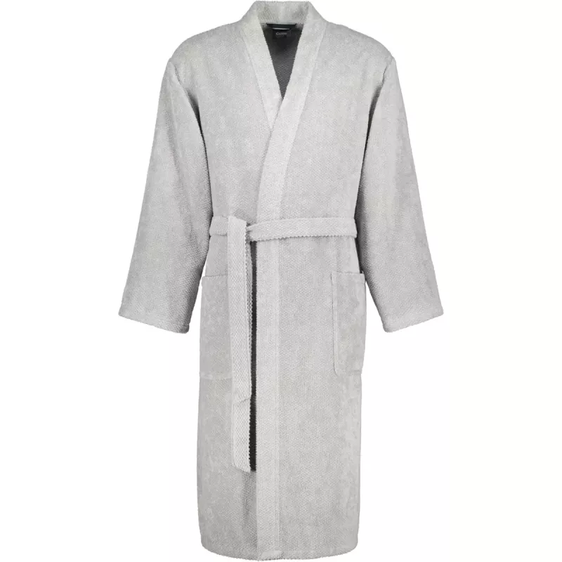 Cawö Men's Kimono Bathrobe Pure 5622-727 Stein