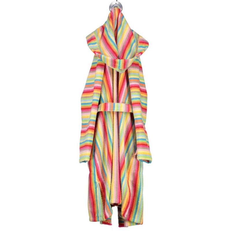 CAWÖ Womens short Colorful Hooded Terry Bathrobe 7082 Lifestyle