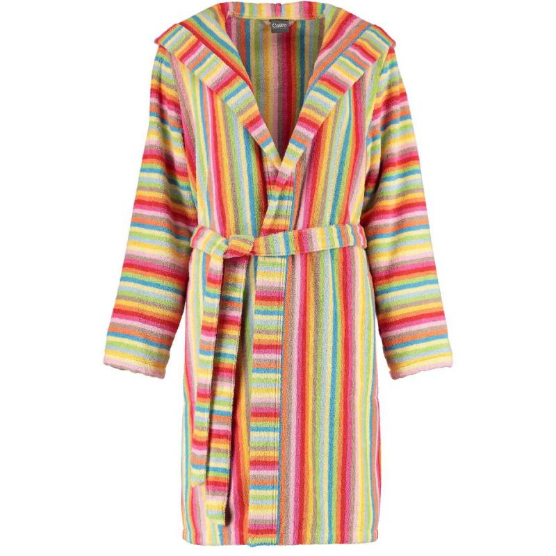CAWÖ Womens short Colorful Hooded Terry Bathrobe 7082 Lifestyle