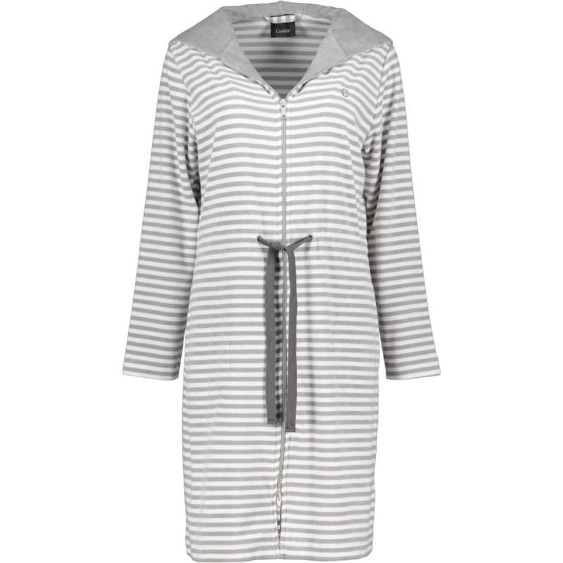 Cawö kort morgonrock Dam 834-76 Platin