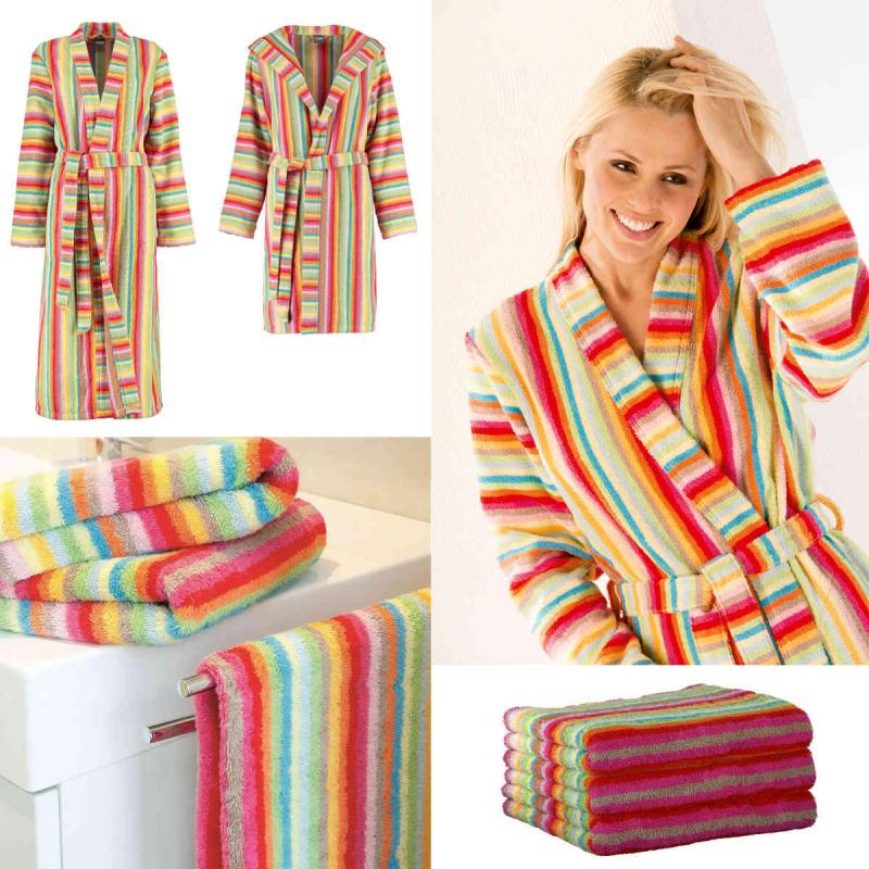 Cawö Lifestyle 7008 25 colorful terry bathrobes and towels of 100% pure high quality cotton
