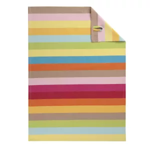 Cawö Lifestyle Block Stripe Kitchen Towel - Tea Towel Cotton 50x70 cm - Multicolor