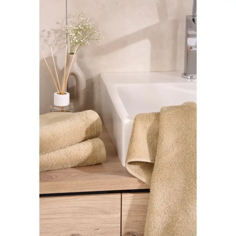 Cawö Lifestyle 100% cotton terry towel – camel beige 7007-342