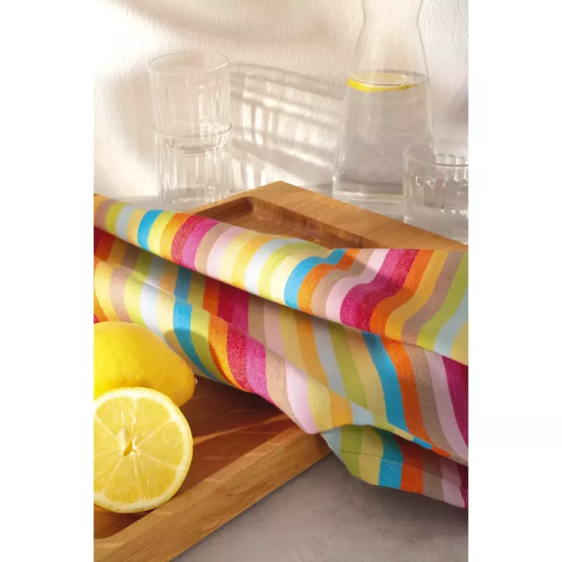 Cawö Lifestyle Striped Kitchen Towel - Tea Towel Cotton 50x70 cm - Multicolor