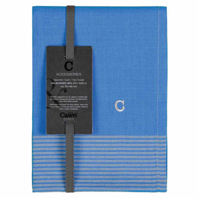 Tea Towel Cuisine Two-Tone 50x70 blau