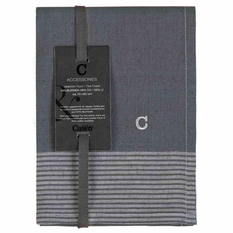 Kökshandduk Cuisine Two-Tone 50x70 schiefer