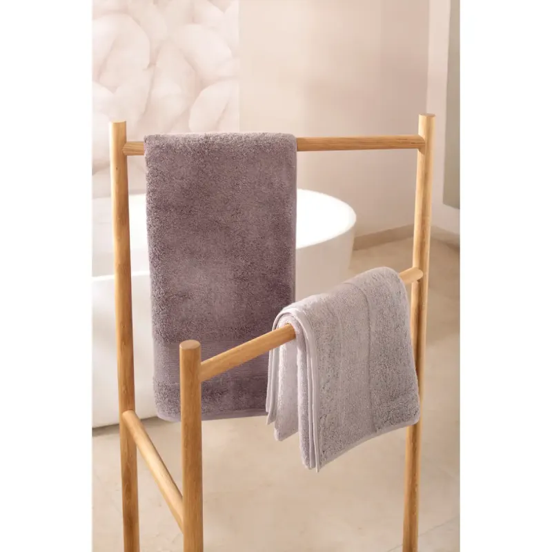 Cawö Luxury 100% cotton terry towel – quartz grey 5000-805