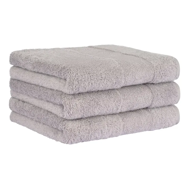 Cawö Luxury 100% cotton terry towel – quartz grey 5000-805