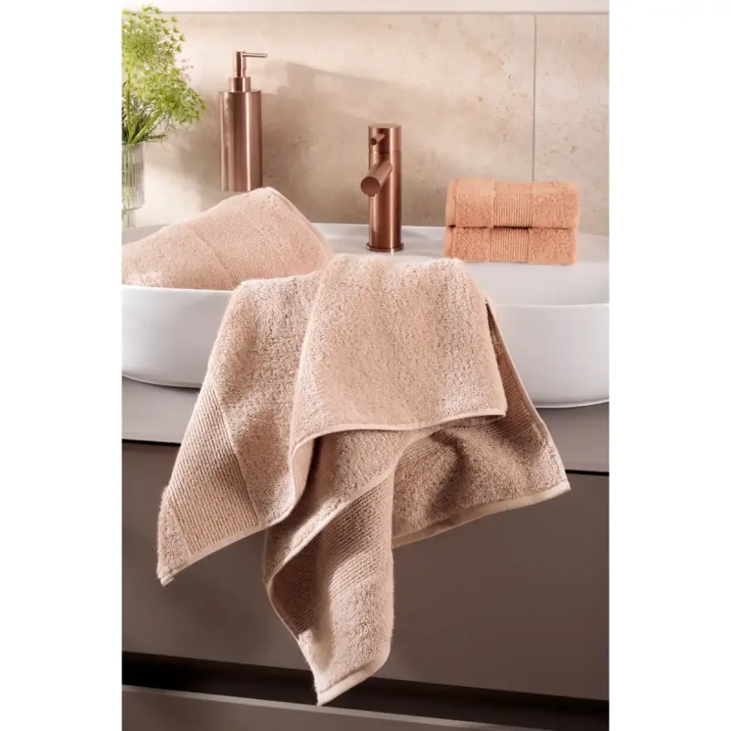 Cawö Luxury 100% cotton terry towel – pale rose 5000-329