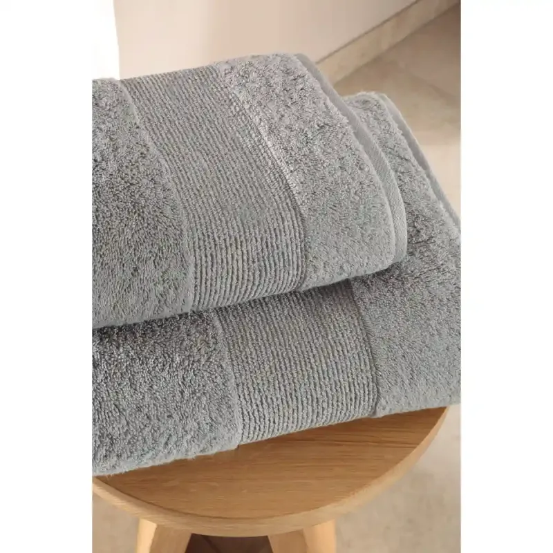 Cawö Luxury 100% cotton terry towel – metal grey 5000-735