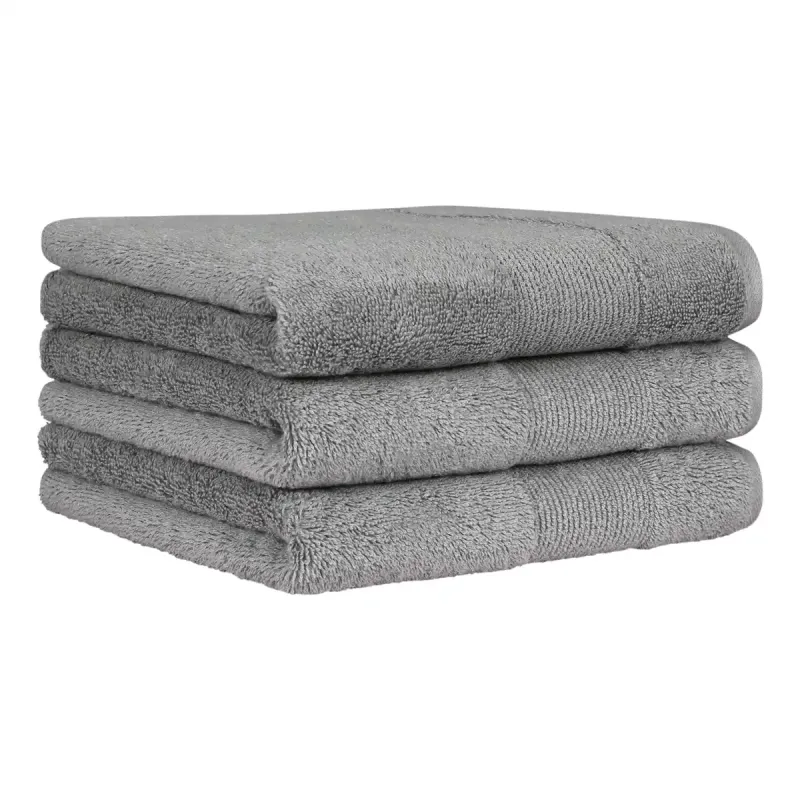Cawö Luxury 100% cotton terry towel – metal grey 5000-735