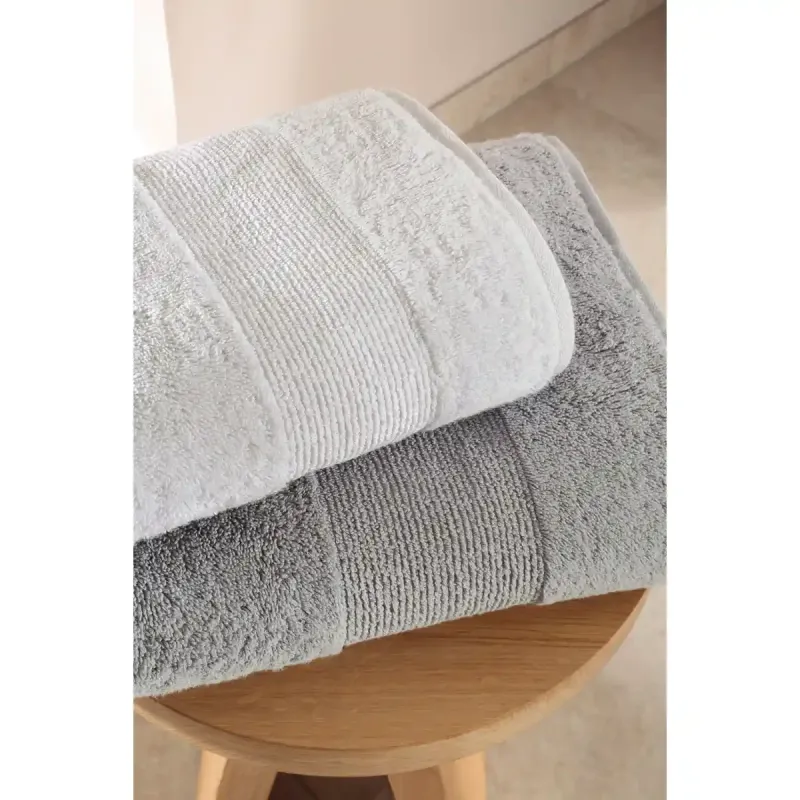 Cawö Luxury 100% cotton terry towel – mineral grey 5000-748