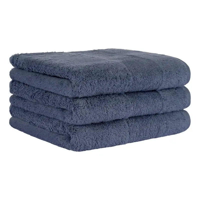 Cawö Luxury 100% cotton terry towel – navy blue 5000-119