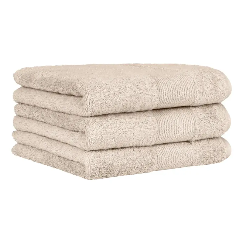 Cawö Luxury 100% cotton terry towel – travertine beige 5000-366