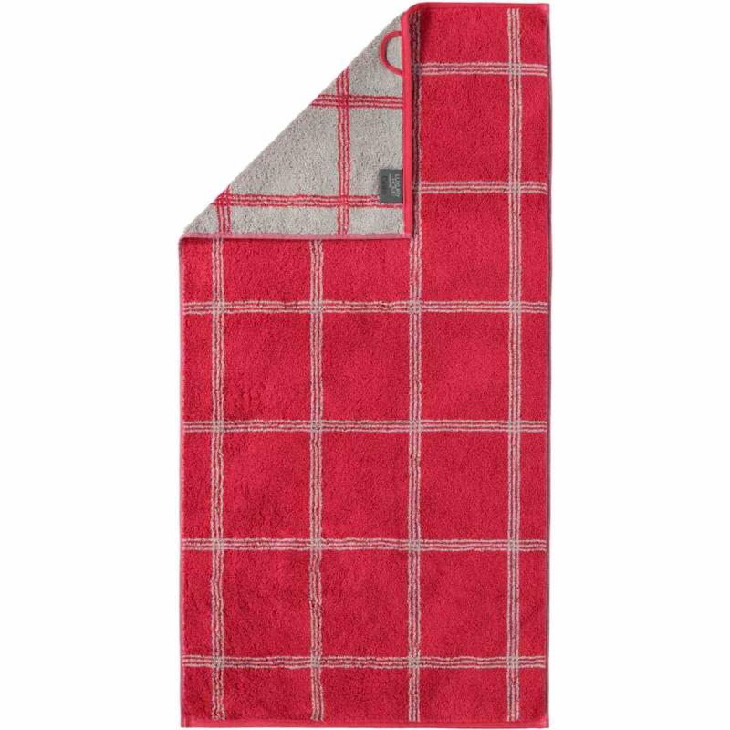 Towel Luxury Home Two Tone Grafik 604-22 bordeaux