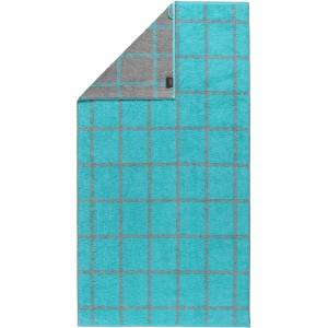 Towel Luxury Home Two Tone Grafik 604-47 turquoise