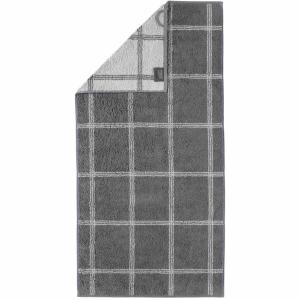 Handduk Luxury Home Two Tone Grafik 604-77 schiefer