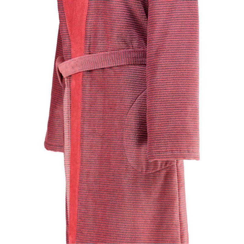 Cawö women's bathrobe long red velour kimono robe 6431-27 online