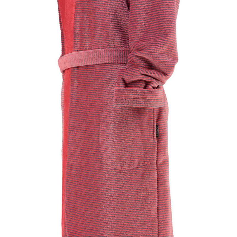 Cawö women's bathrobe long red velour kimono robe 6431-27 online
