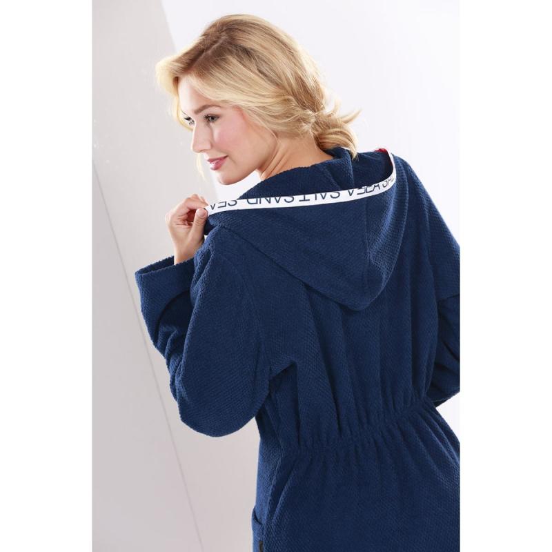 Cawö Women's Bathrobe Sea Salt Sand 3103-133