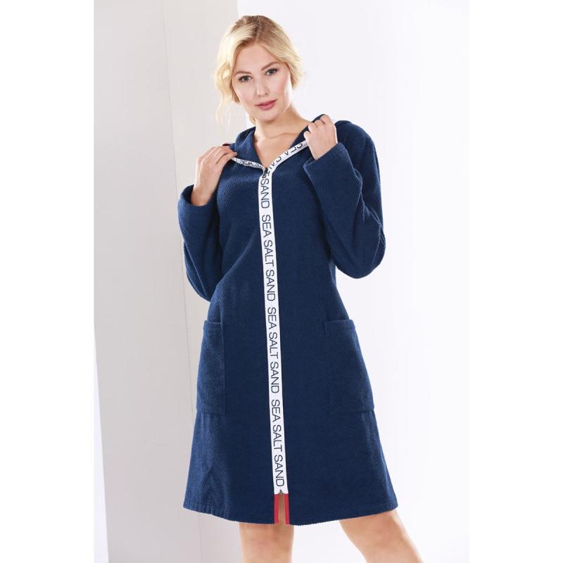 Cawö Women's Bathrobe Sea Salt Sand 3103-133