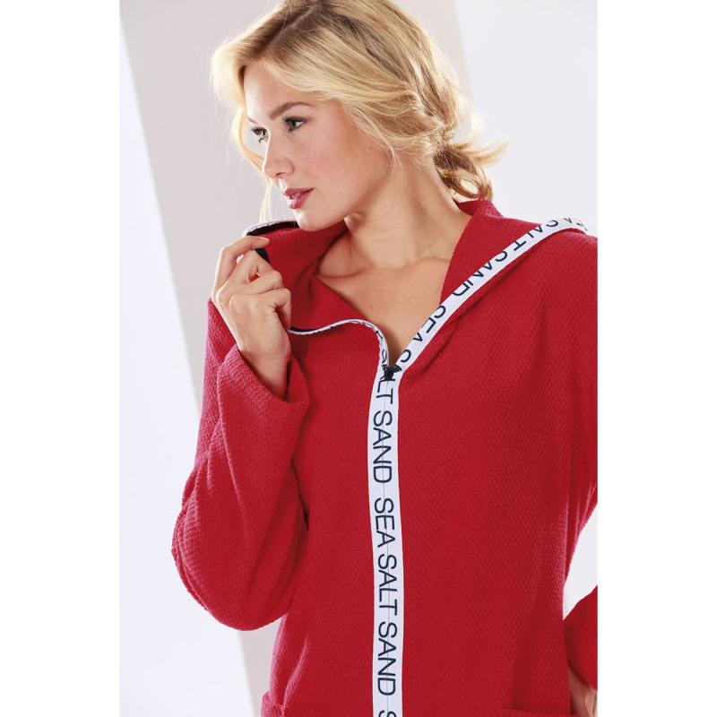 Cawö Women's Bathrobe Sea Salt Sand 3101-203