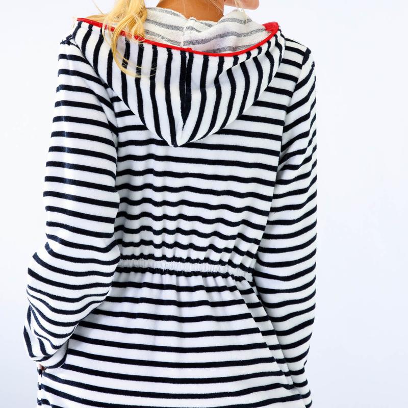 Cawö Morgonrock Dam med huva 1243-96