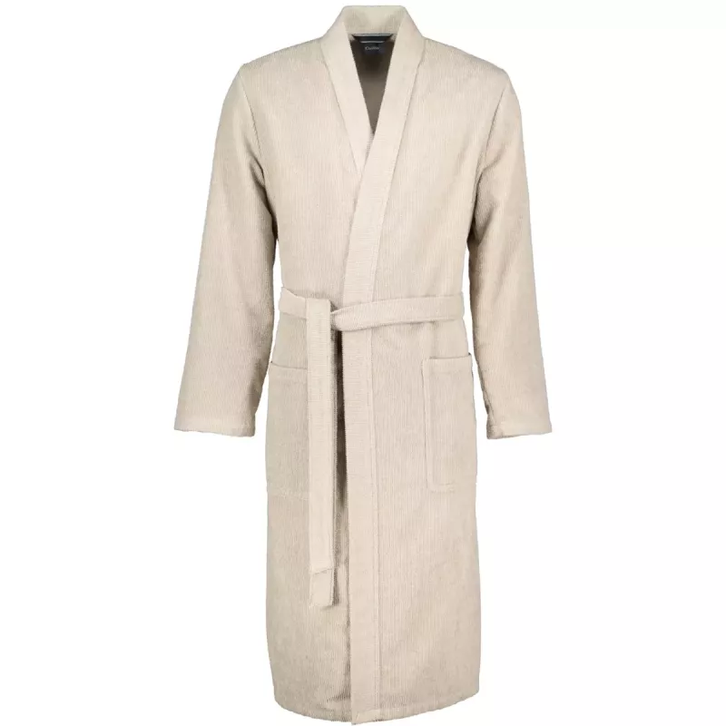 Cawö Kimono Robe for Men 5509-339 Sand