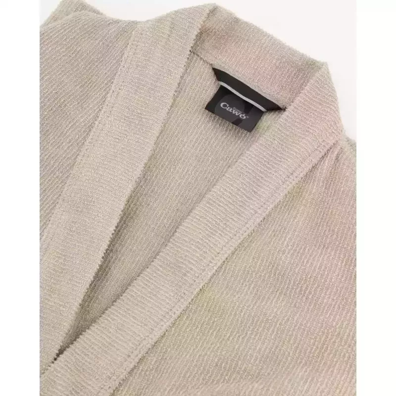 Cawö Kimono Robe for Men 5509-339 Sand