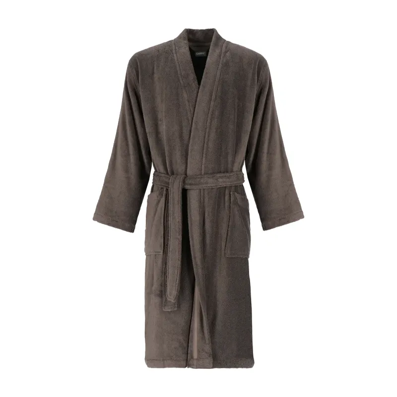 Cawö men's kimono bathrobe – Pepper 828-37